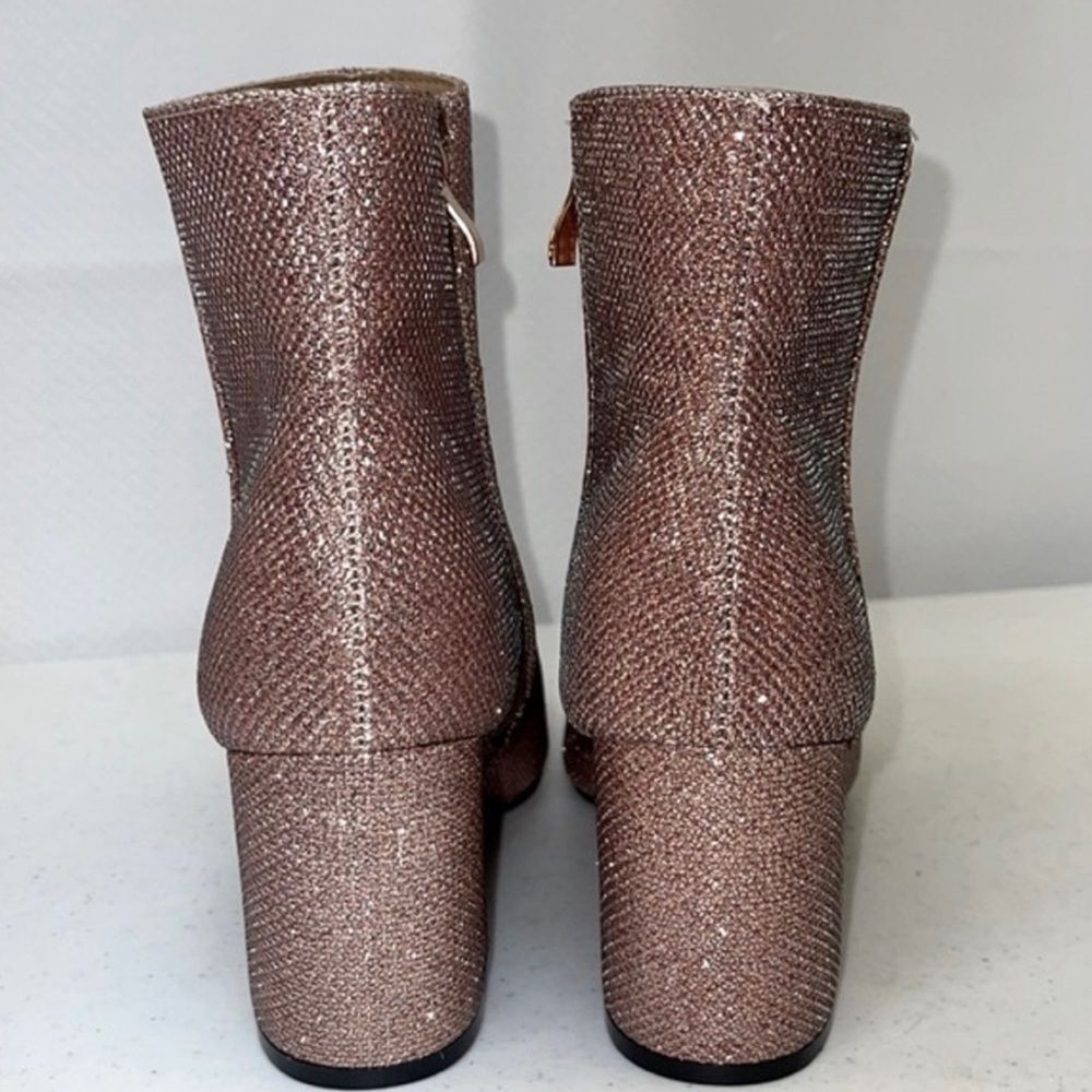 Elegant Glitter Ankle Boots - Picture 5 of 9